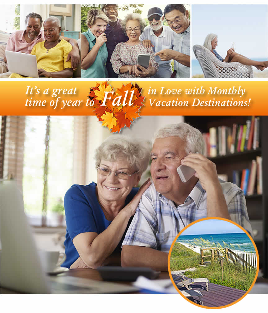 	October 2025 e-Newsletter - Fall in love with monthly vacations! Fall, Winter & Spring Retreats: Vacation Rentals Across AL (16