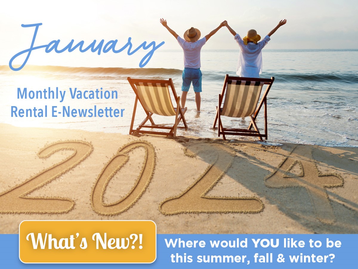 JANUARY 2024 NEWEST SNOWBIRD VACATION RENTAL LISTINGS NEWSLETTER