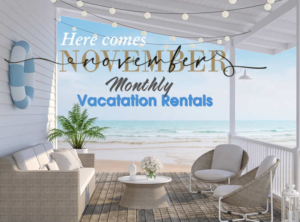 november monthly vacation rentals from monthly rentals by owner